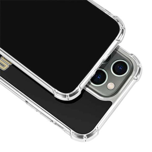 University of Colorado CU Logo on Gold iPhone 15 Pro Clear Case